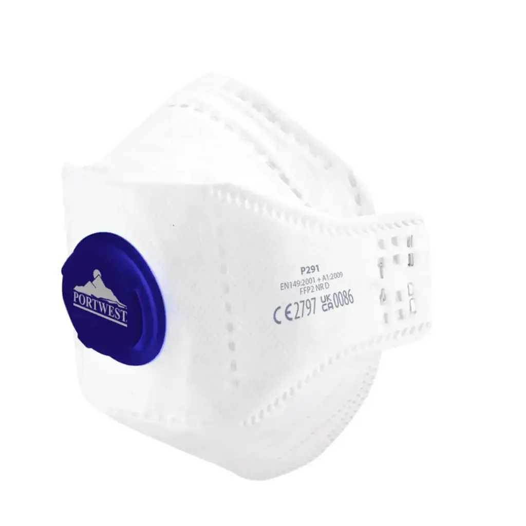MASCARILLA DESECHABLE P291 EAGLE DOLOMITA PLEGABLE CON VALVULA FFP2 | PACK 10 UNIDADES