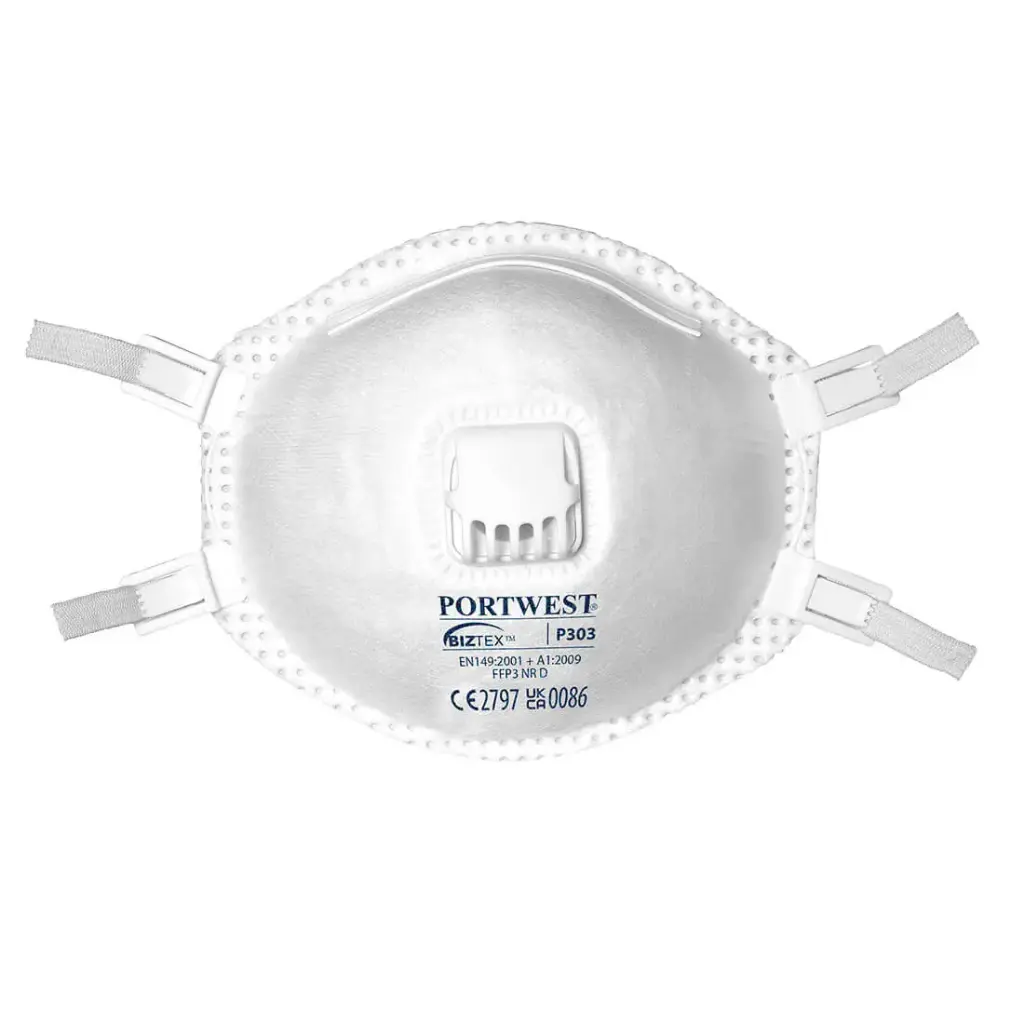 MASCARILLA DESECHABLE P303 DOLOMITE CON VALVULA FFP3 | PACK 10 UNIDADES