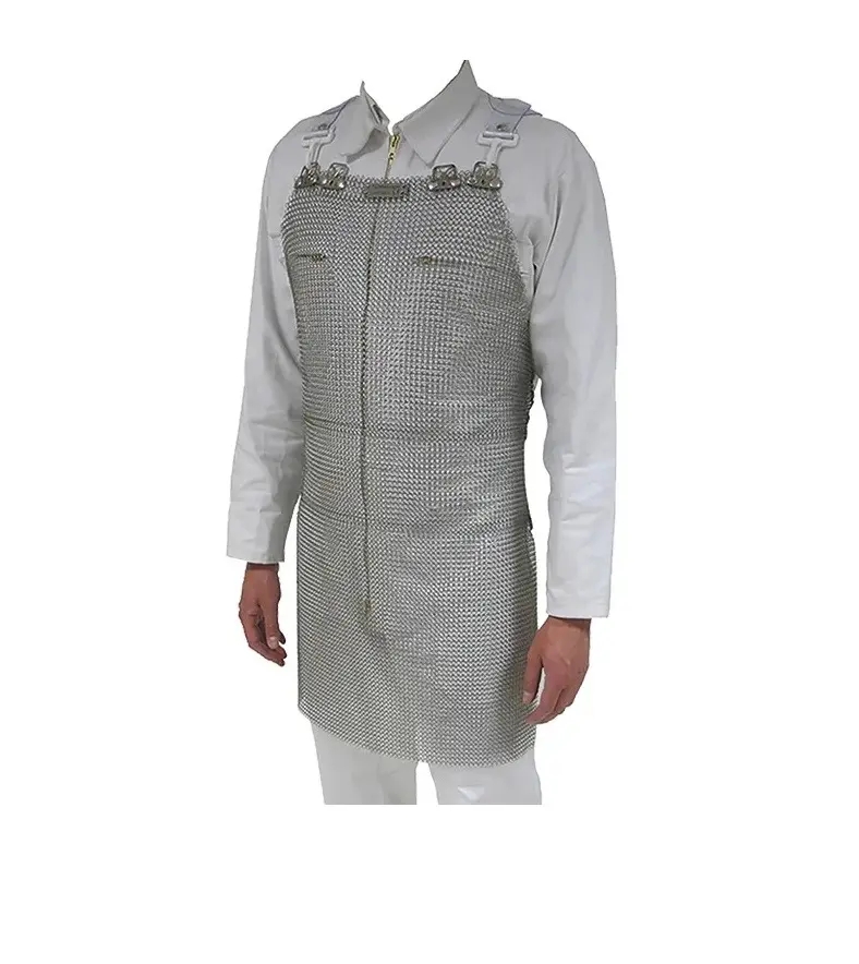 DELANTAL LIGHTINOX MALLA METALICA ACERO INOX · REVERSIBLE · 55 X 80CM · >1,88CM