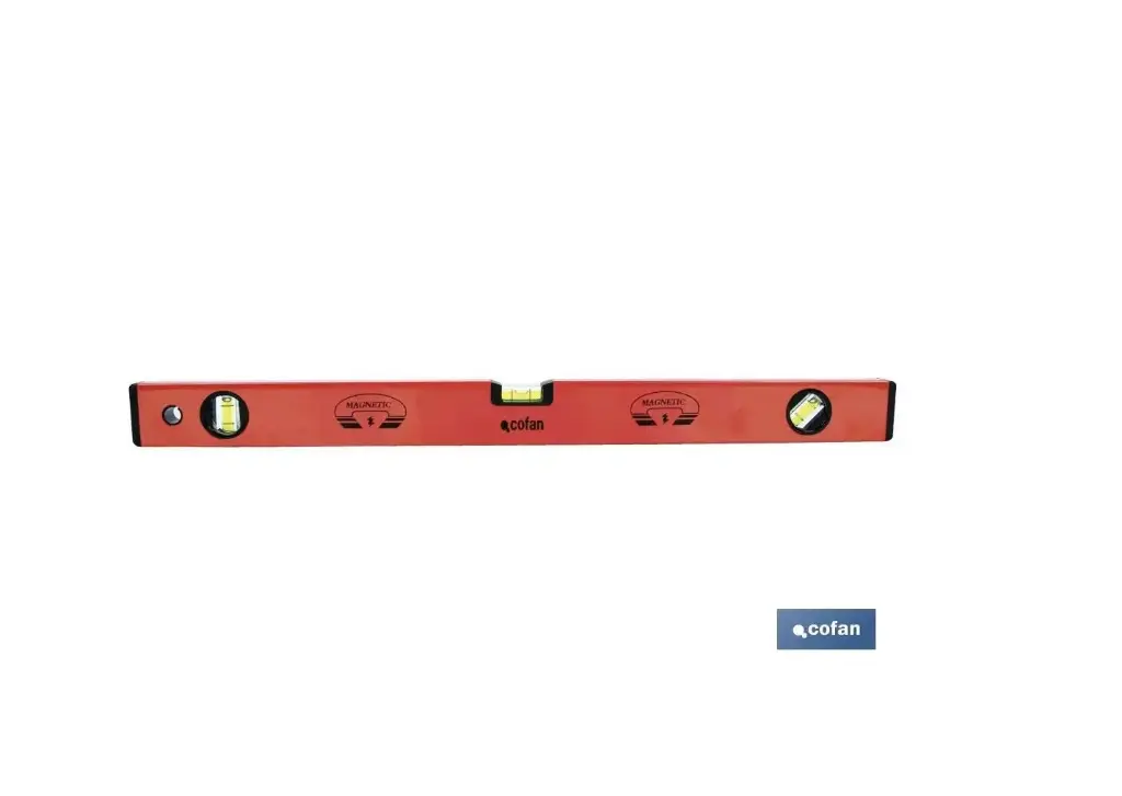 9517206-NIVEL MAGNETICO ALUMINIO 400MM | NIVEL DE BURBUJA PARA FACILITAR LA NIVELACIÓN