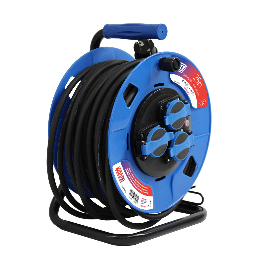 790607-ENROLLABLES 4 TOMAS IP55 TAYG | 25MTS. | PACK 4 UNIDADES