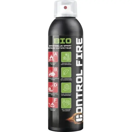 SPRAY EXTINTOR CONTROL FIRE · 100% BIODEGRADABLE · 200ML