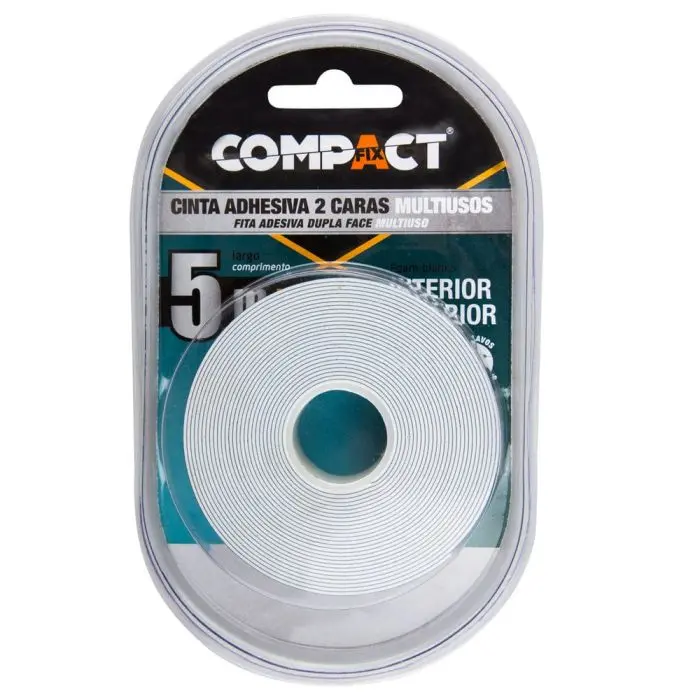 45972-CINTA 2 CARAS MULTIUSOS 19MM X 5M · PACK 6 UNIDADES