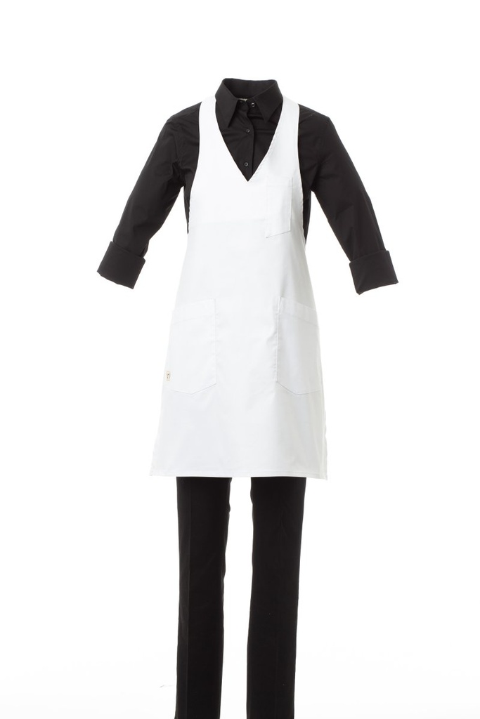 DELANTAL NOUVELLE · ELASTICO/STRETCH · BOLSILLO · COOLMAX · 70X65CM · CE I CAT | PACK 5 UNIDADES