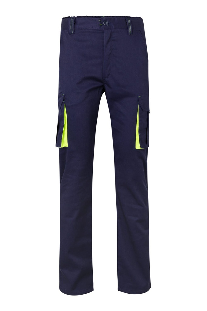 PANTALON 103008S FluorMatch · CARGO · BICOLOR · ELASTICO/STRETCH [M38] · REFUERZO CULERA