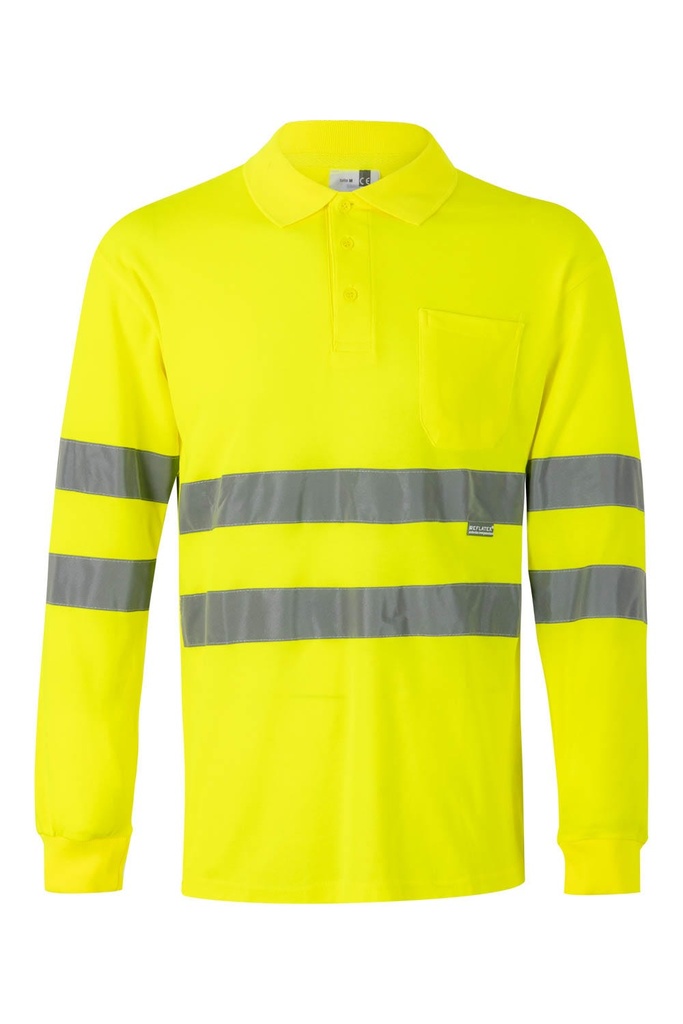 POLO 305514 HI VIS Cotton · ML · ALGODON · AV · CE II CAT · [150g] (AMARILLO FLUOR, S)