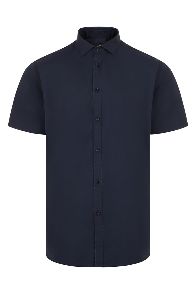 CAMISA 405008 · MC · POPELIN · CUELLO ITALIANO REFORZADO BALLENAS