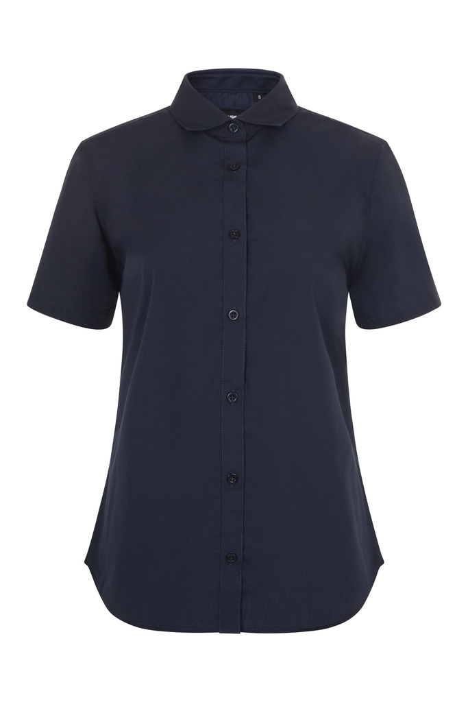 CAMISA 405010 · MC · MUJER · POPELIN · CUELLO ITALIANO