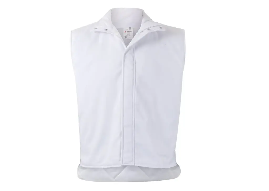 CHALECO 255901 IND. ALIMENTARIA · ACOLCHADO · AMBIENTES FRIOS -5ºC · CIERRE AUTOMATICOS