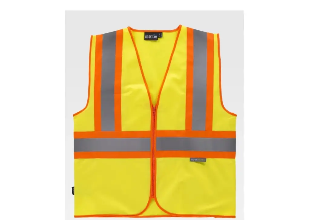 CHALECO C3620 FLUOR · CIERRE CREMALLERA · AV · CE II CAT