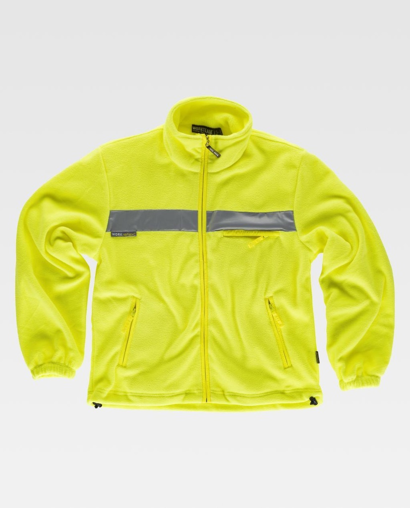 CHAQUETA POLAR C4040 FLUOR · [260g] (AMARILLO FLUOR, S)