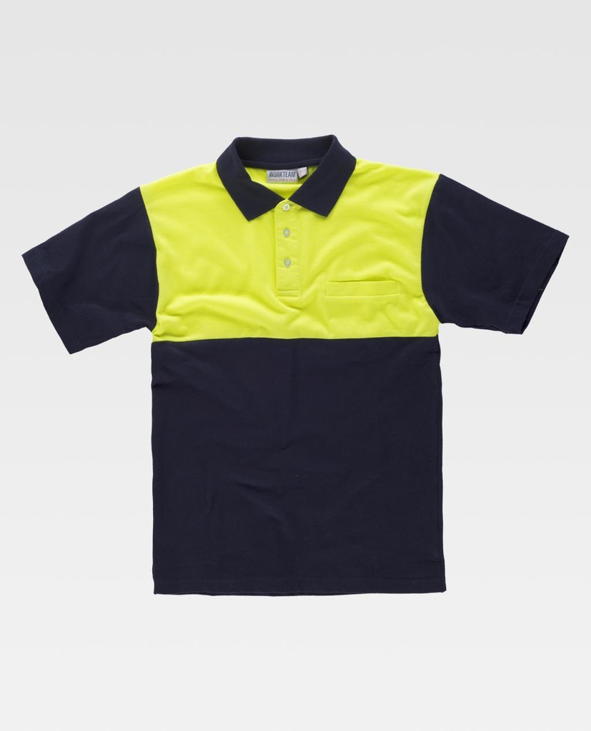 POLO C3840 FLUOR BICOLOR MC · 100% ALGODON · [220g]