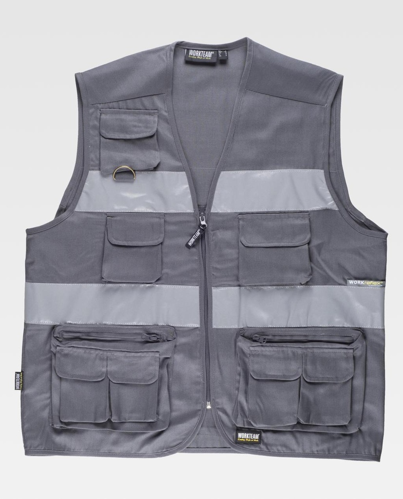 CHALECO S3107 FLUOR · CIERRE CREMALLERA · VR