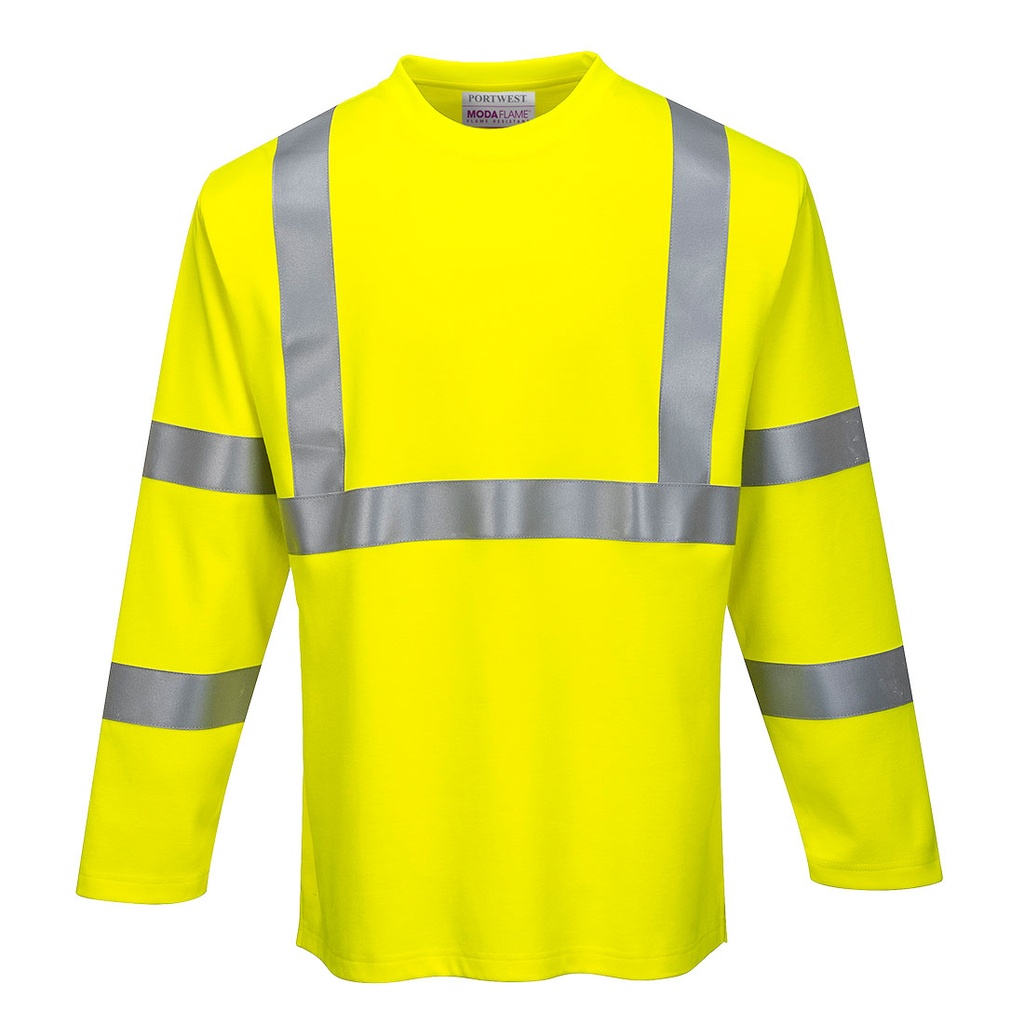 CAMISETA FR96 · IGNIFUGO · ANTIESTATICO · ASTM · ARCO ELECTRICO · PROTEC. SOLAR >40ºC · ATEX · AV · CE III CAT · [280g]
