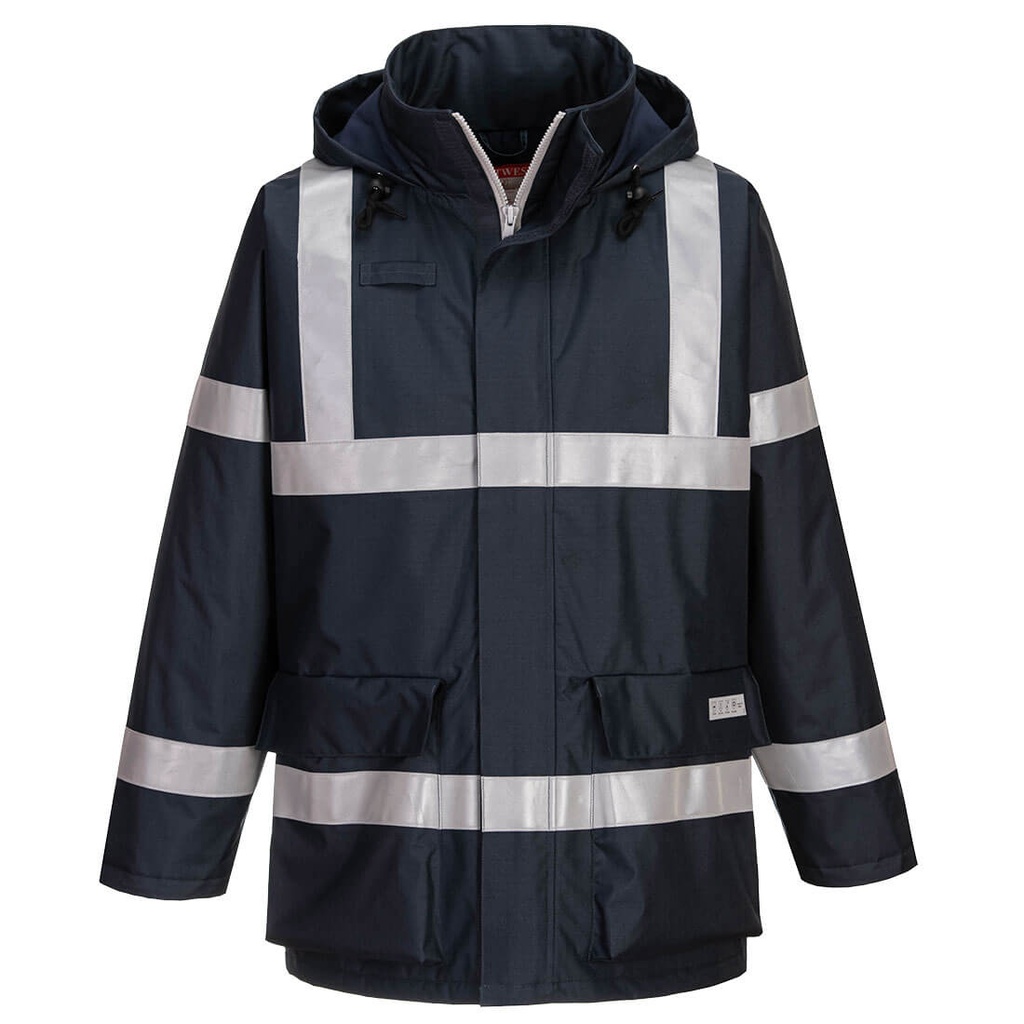 CHAQUETA S785 BIZFLAME RAIN · IMPERMEABLE [3/4] · IGNIFUGO · ANTIESTATICO · VR