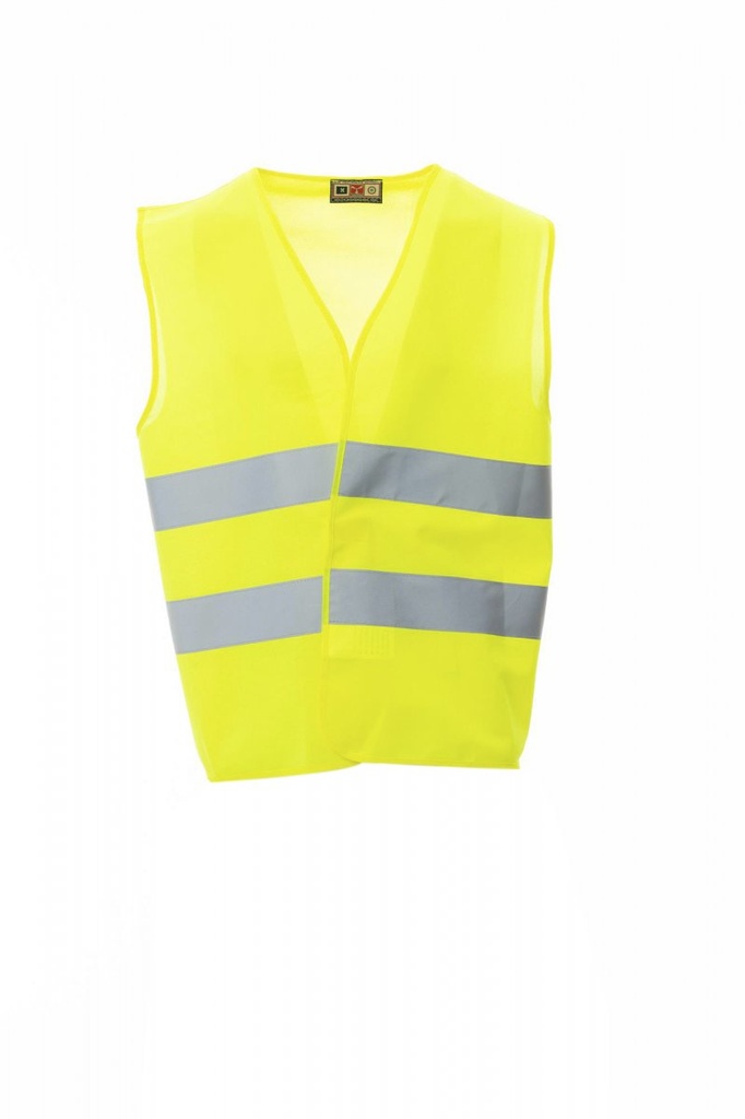 CHALECO REFLEX+ · CIERRE VELCRO · AV · CE II CAT (AMARILLO FLUOR, M)