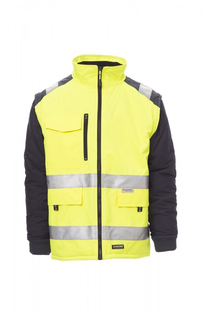 CHAQUETA 2 en 1 HIWAY · BICOLOR · WATERPROOF · CORTAVIENTOS · AMBIENTES FRIOS -5ºC  · MANGAS EXTRAIBLES · AV · CE II CAT