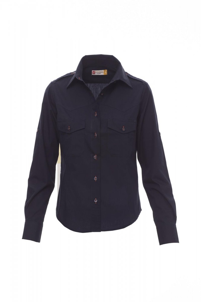 CAMISA TROPHY LADY · BOLSILLOS · ML · 100% ALGODON