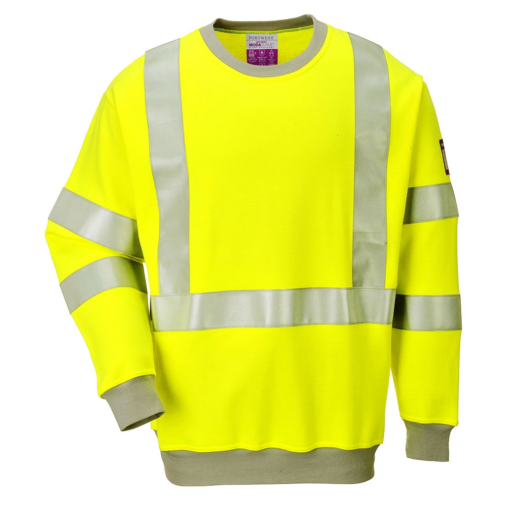 SUDADERA FR72 · IGNIFUGO · ANTIESTATICO · ARCO ELECTRICO · ASTM · PROTECCION SOLAR >40ºC · AV · [300g] (S)