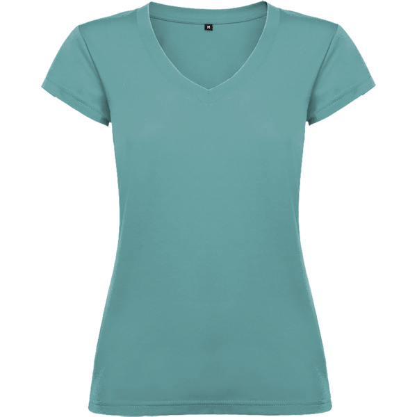 CAMISETA VICTORIA MUJER · MC · CUELLO V · 100% ALGODON · [155g]