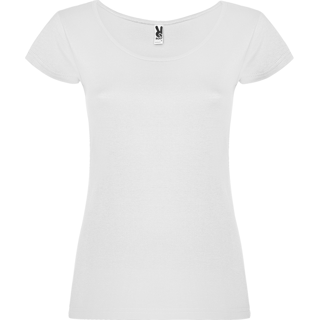 CAMISETA GUADALUPE MUJER · MC · 100% ALGODON · [155g] (BLANCO, S)