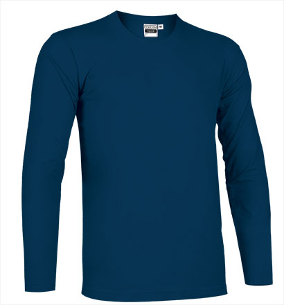 CAMISETA TIGER · ML · 100% ALGODON · [160g] (AZUL MARINO ORION, S)