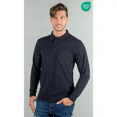POLO TREBALLO ML · BOLSILLO · POLI-ALGODON · [200g]