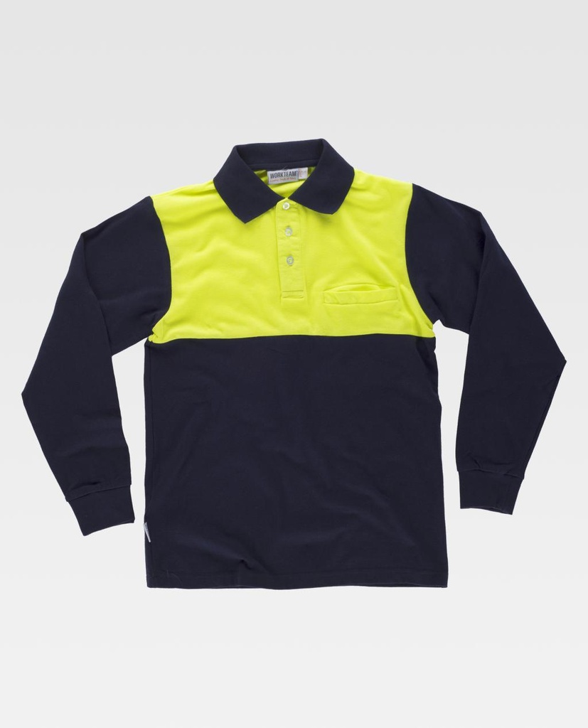 POLO C3842 FLUOR BICOLOR · · ML · 100% ALGODON · [220g]