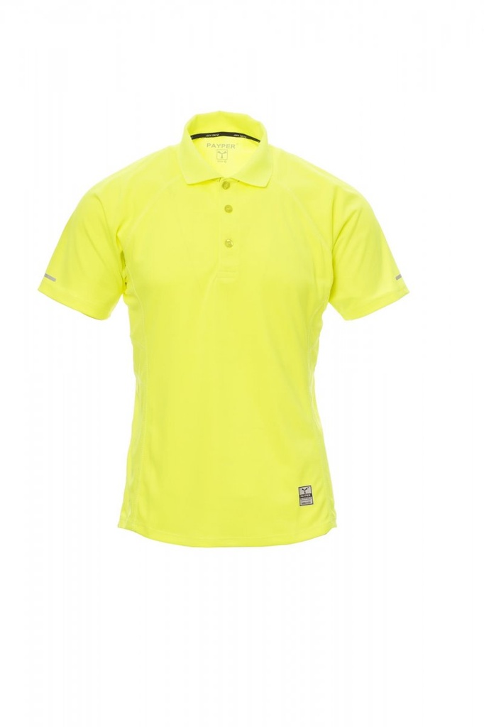 POLO TECNICO TRAINING · MC · DRY-TECH · PROTECCION SOLAR >50ºC · [150g] (AMARILLO FLUOR, S)
