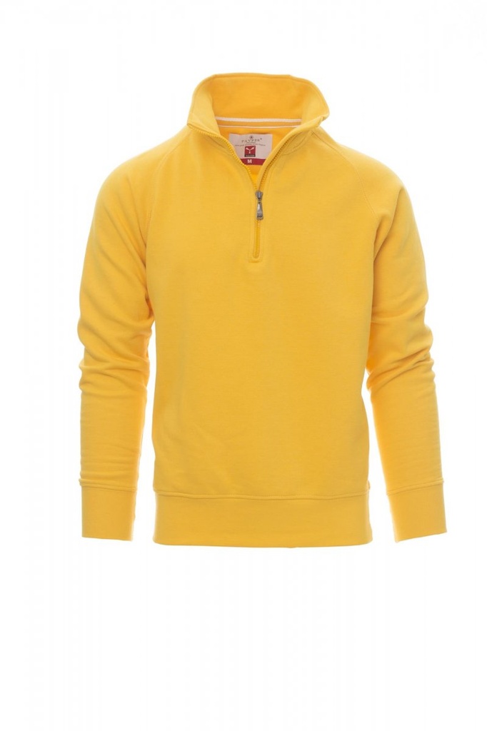 SUDADERA MIAMI+ · MEDIA CREMALLERA · CE I CAT · [300g] (AMARILLO, XS)