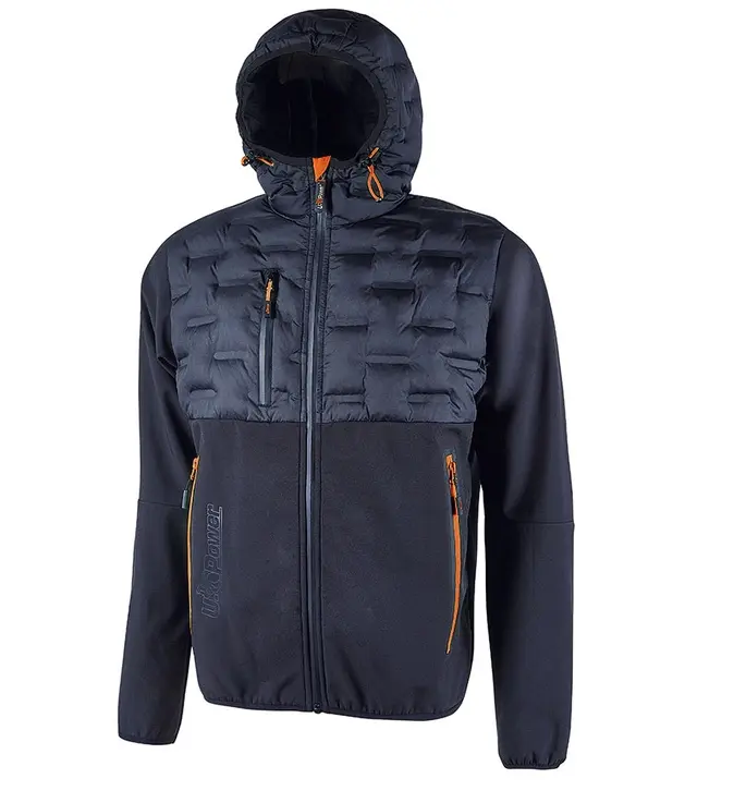 CHAQUETA HIBRIDA SPOCK FU213DB · HIDROFUTADA · AMBIENTES FRIOS -5ºC