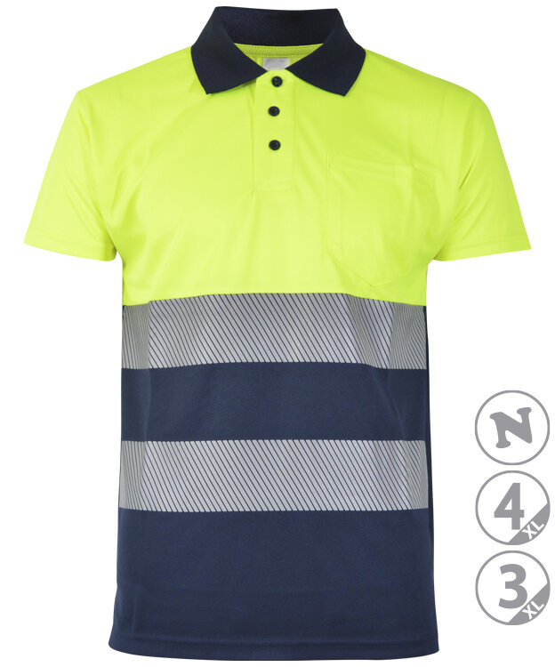 POLO BRASILIA · MC · BANDAS SEGMENTADAS · BOLSILLO · AV · CE II CAT · [145g]