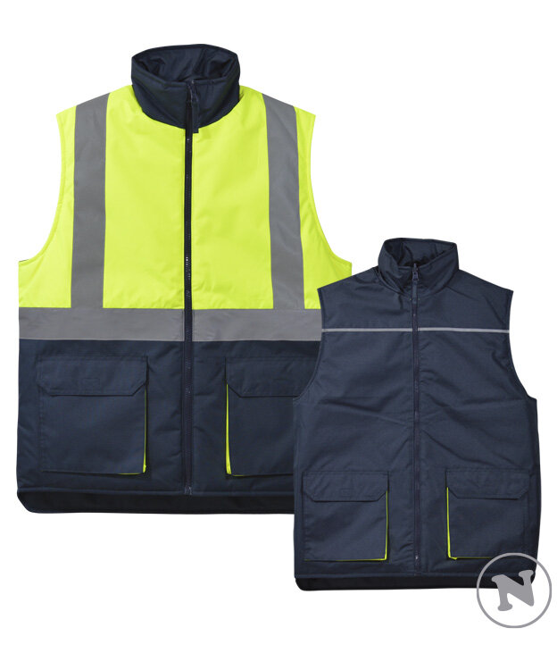 CHALECO OREGON · BICOLOR · REVERSIBLE · ACOLCHADO · AV · CE II CAT