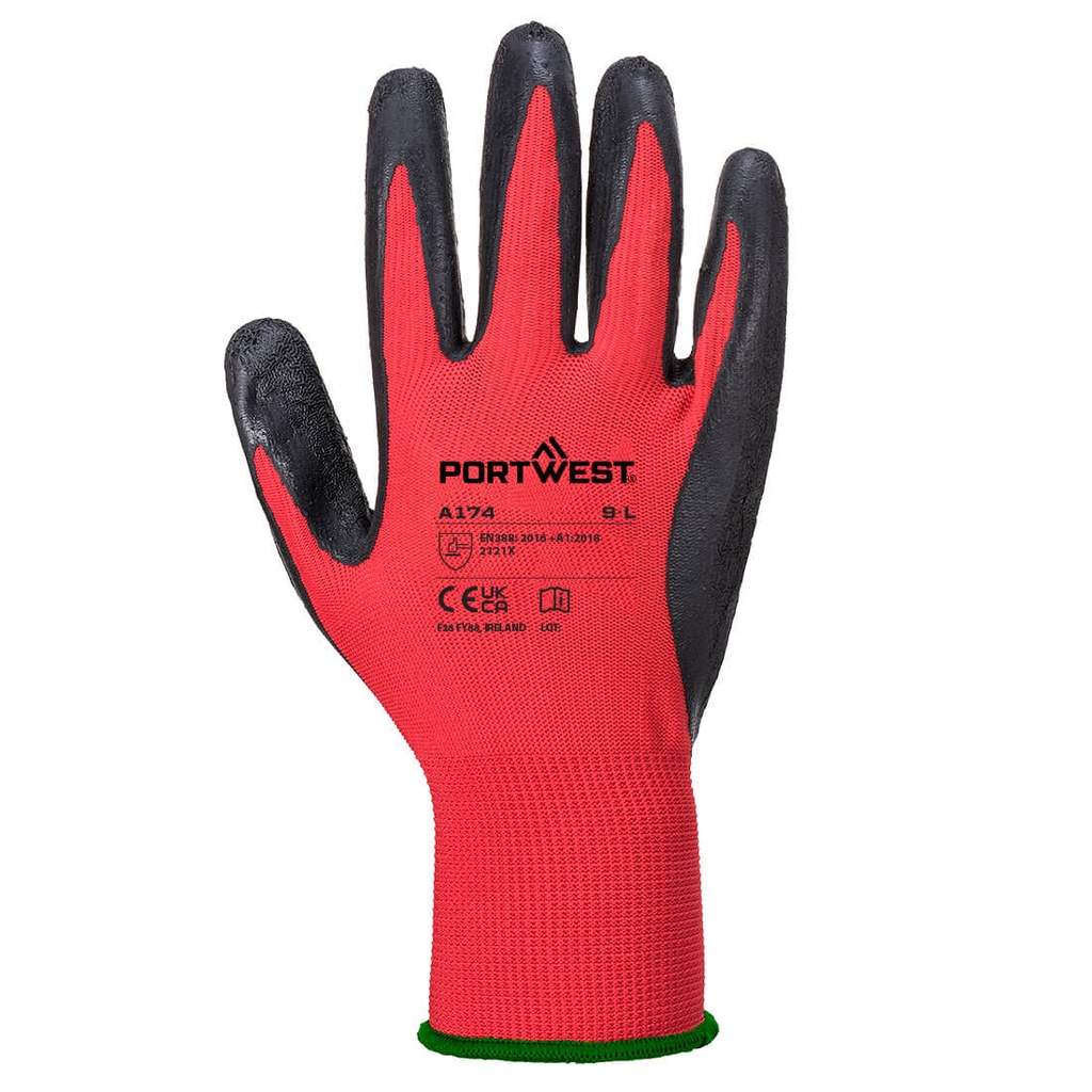 GUANTE A174 FLEX GRIP LATEX | PACK 12 PARES