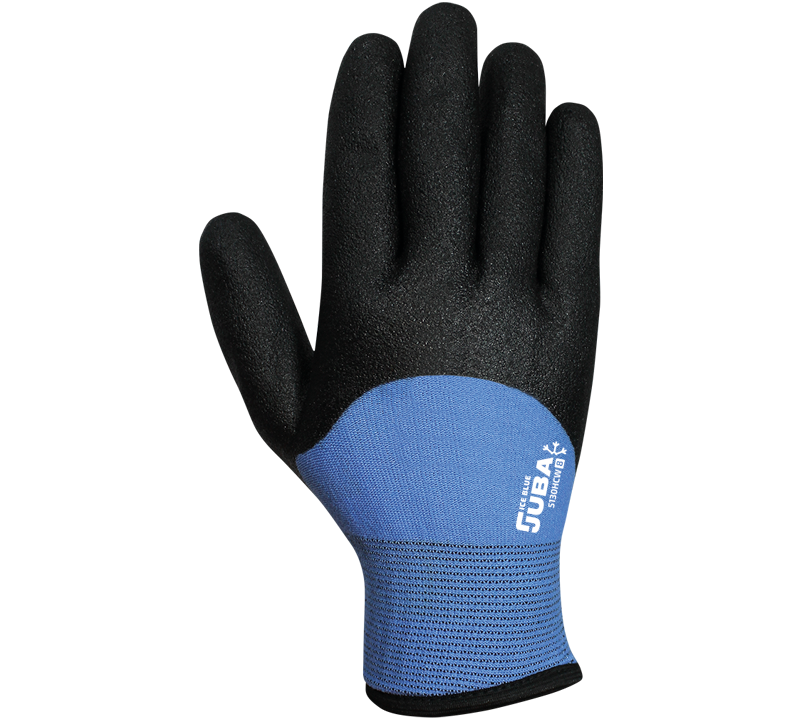 GUANTE 5130HCW ICE BLUE NYLON RECUBIERTO PVC HASTA MEDIO DORSO | CAJA 14 PAQUETES DE 6 PARES (TOTAL 84 PARES)