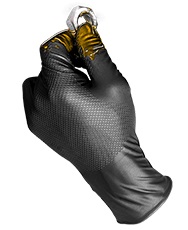 GUANTE 580NR GRIPPAZ NITRILO -MUY RESISTENTE- | 10 CAJAS DE 50 UNIDADES (TOTAL 500 UNIDADES)