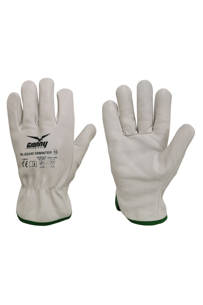 GUANTE BLIZZARD 55WINTER PIEL FLOR VACUNO PARA INVIERNO | PACK 12 PARES