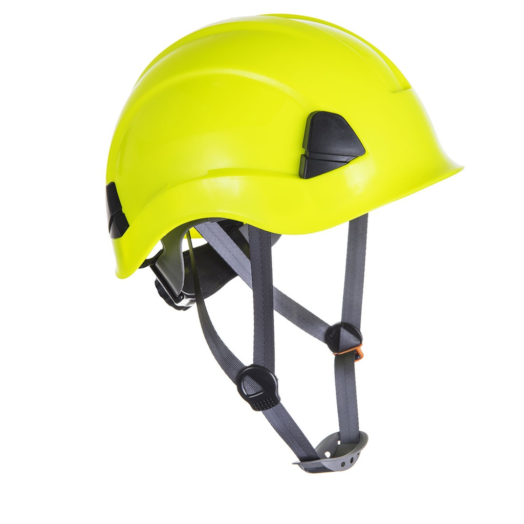 CASCO PS53 HEIGHT ENDURANCE · RULETA · SIN VENTILACION · AISLAMIENTO ELECTRICO HASTA 1000 V A.C. Ó 1.500V CC · TRABAJO ALTURA · CE III CAT