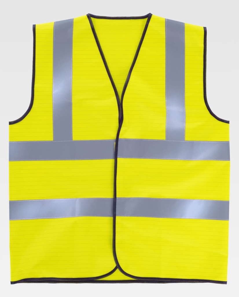 CHALECO HVTT90 · CIERRE VELCRO · ANTIESTATICO · ESD · AV