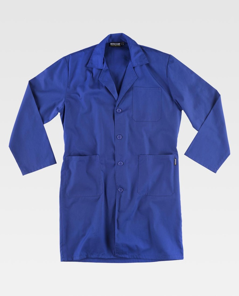 BATA LABORAL B7100 · CIERRE BOTON