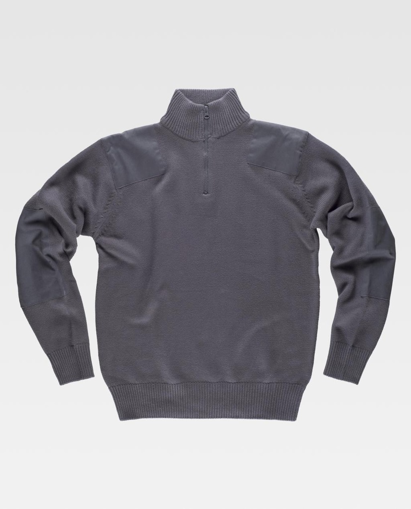 JERSEY S5502 · PUNTO GRUESO · MEDIA CREMALLERA · REFUERZOS HOMBROS Y CODOS · 100% ALGODON