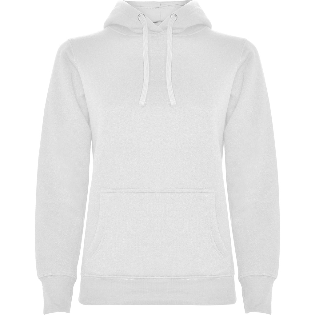 SUDADERA URBAN WOMAN · CAPUCHA · [280g] (BLANCO, S)