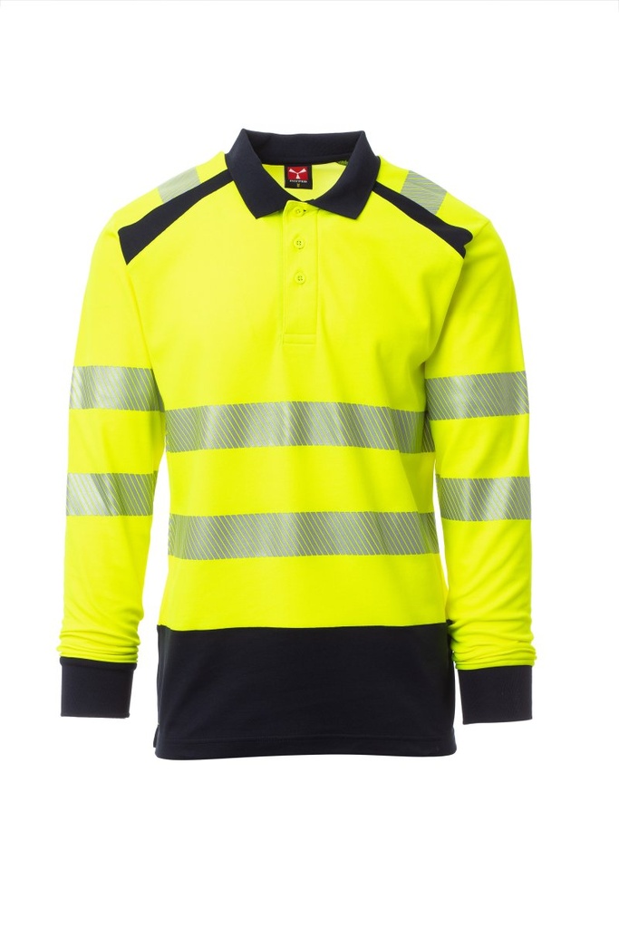 POLO ROAD WINTER · ML · BICOLOR · ALGODON · BANDAS SEGMENTADAS · PROTECCION SOLAR >50ºC · AV · CE II CAT · [160g]