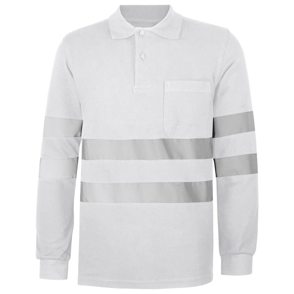 POLO WR.3.300R · ML · BOLSILLO · 100% ALGODON · VR · [220g] (BLANCO, XS)