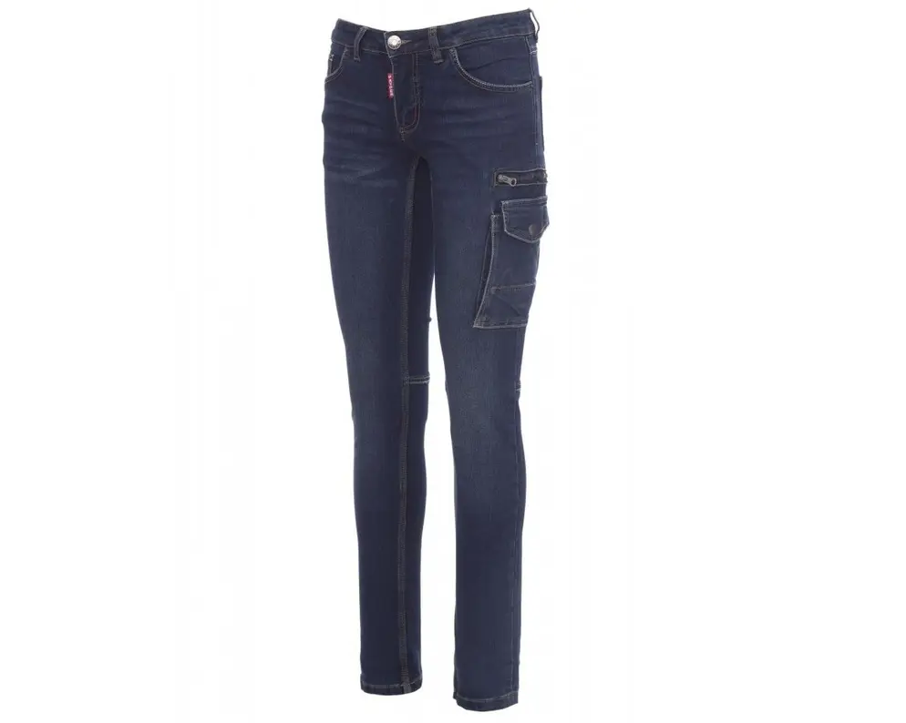 PANTALON VAQUERO WEST LADY · MULTIBOLSILLOS · ELASTICO/STRETCH · TRIPLE COSTURA