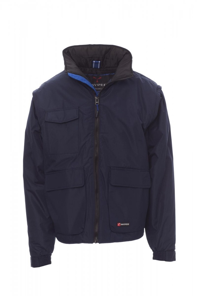 CHAQUETA ESCAPE · WATERPROOF · CORTAVIENTOS · INSULATED 2 · 2 EN 1 MANGAS EXTRAIBLES · CE I CAT