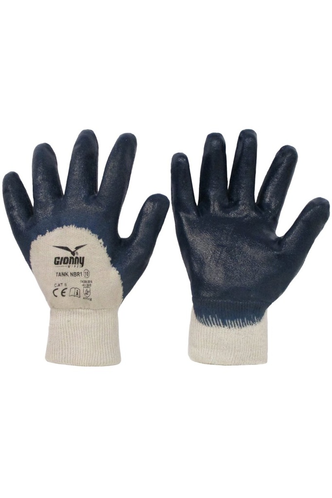 GUANTES TANK NBR1 · DORSAL VENTILADO | PACK 12 PARES (L-9)
