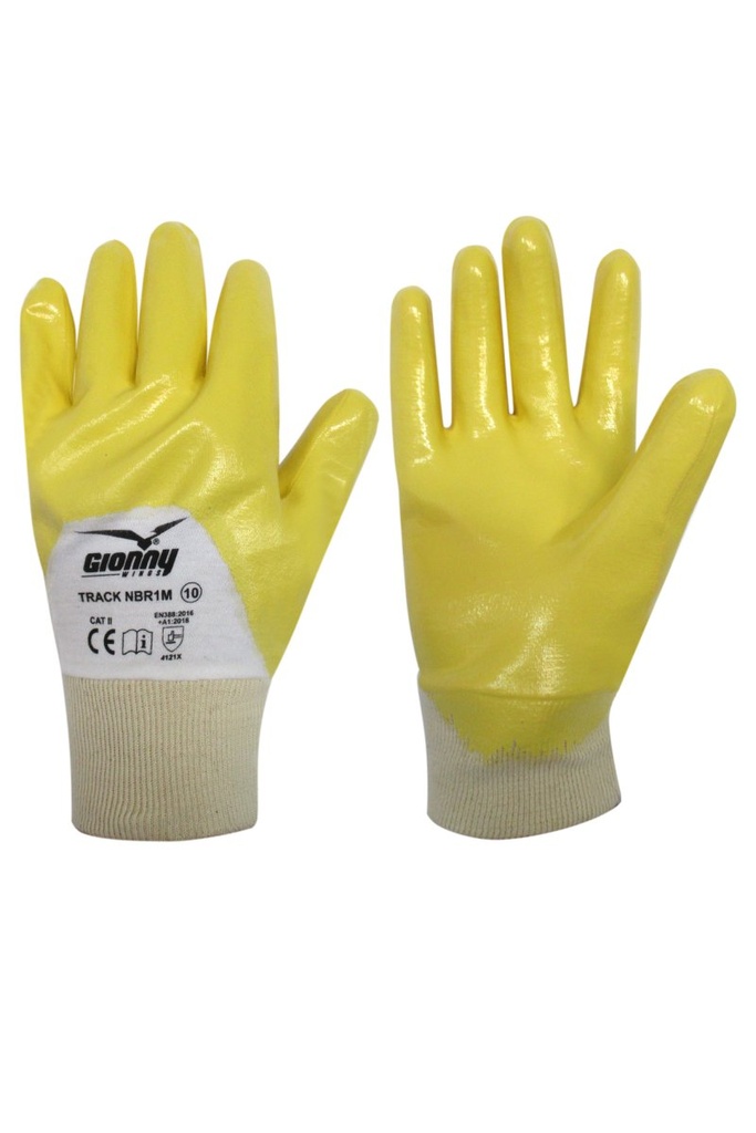 GUANTES TRACK NBR1M · DORSO VENTILADO · MEDIUM COATING · GALGA 24 | PACK 12 PARES (L-9)