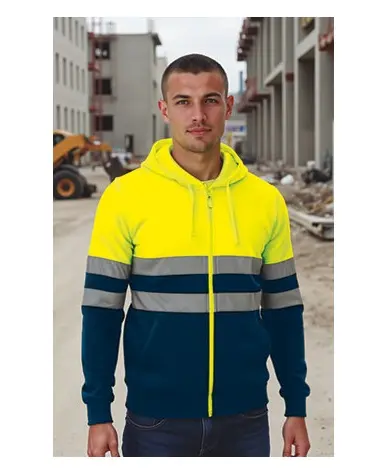 SUDADERA BRANTFORD · CREMALLERA ENTERA · ALGODON · CAPUCHA · AV · CE II CAT · [280g]