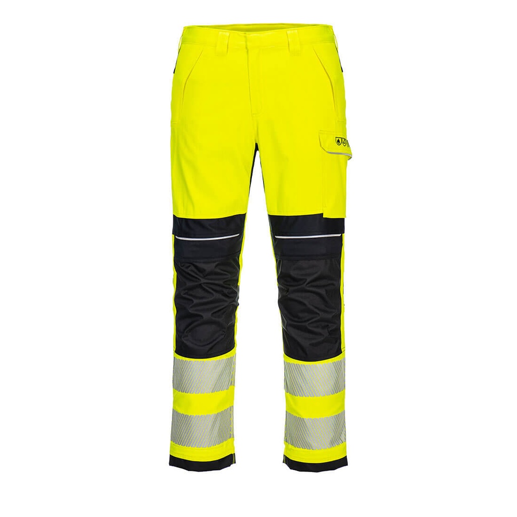PANTALON INHERENTE FR406 PW3 · STRETCH · BANDAS SEGMENTADAS · IGNIFUGO · SOLDADURA · ANTIESTATICO · ARCO ELECTRICO · QUIMICO · AV · CE III CAT